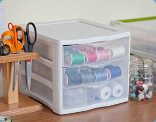 3 Storage Drawer Organizer Cabinet (40 Pack) P4618