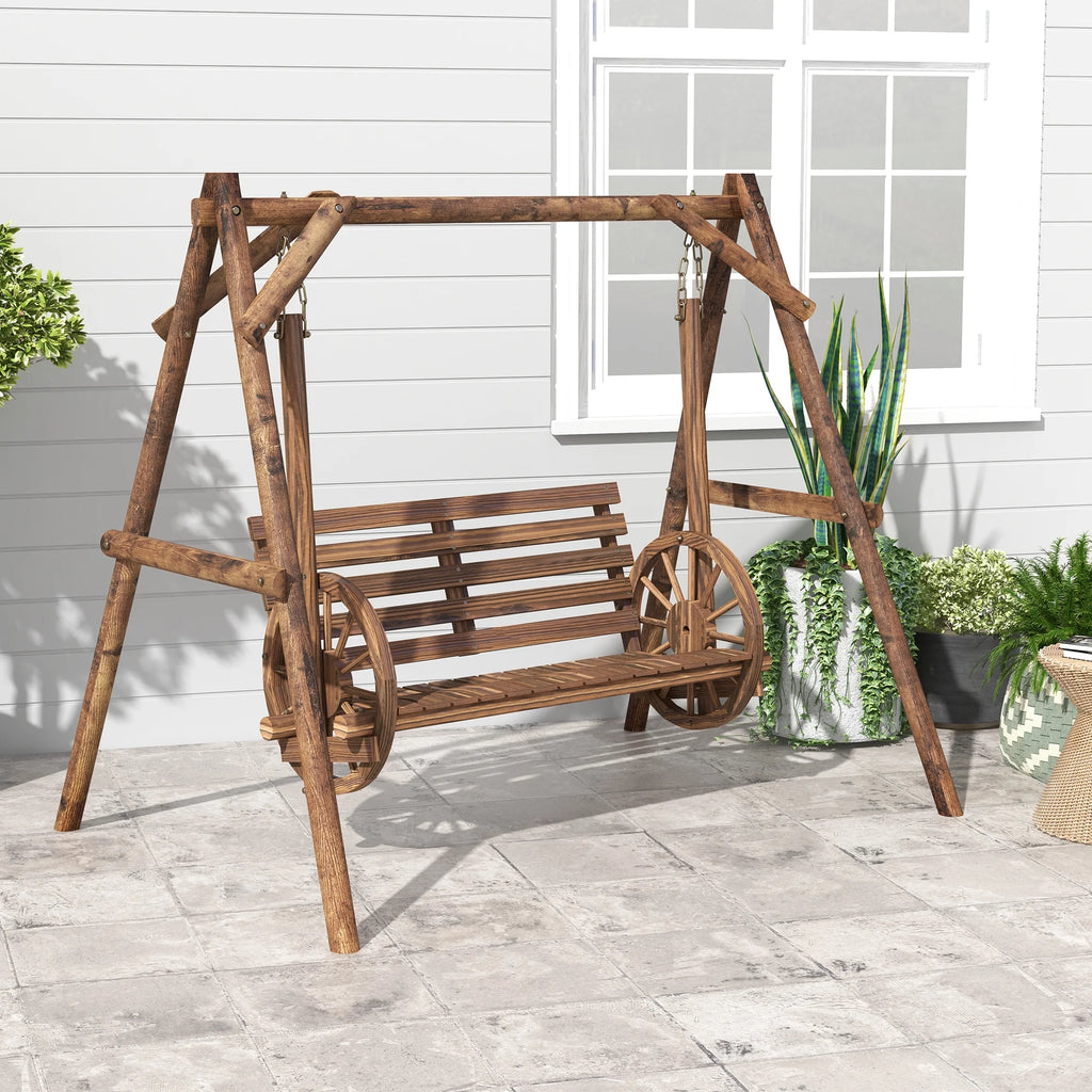 2 Seat Porch Swing with Stand V451