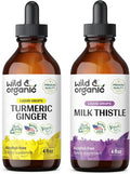 Turmeric Ginger Tincture 4 fl oz & Milk Thistle Tincture 4 fl oz O550616