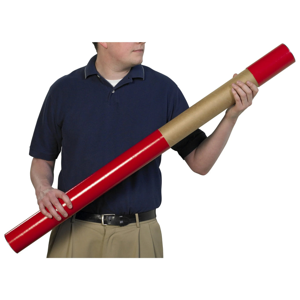 Telescoping Tubes 3" x 36" Red 24/Case D364