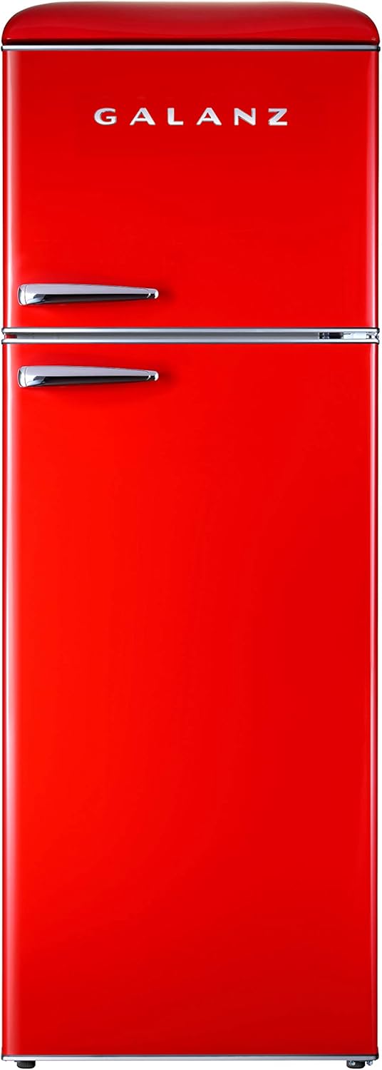 White 10.0 Cu Ft Retro Refrigerator S10461