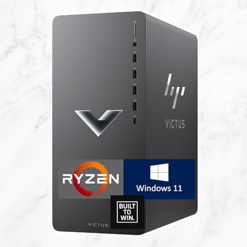 Mica Silver Gaming Desktop, AMD Ryzen 5 5600G, 32GB RAM, 1TB SSD V1563