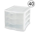 3 Storage Drawer Organizer Cabinet (40 Pack) P4618