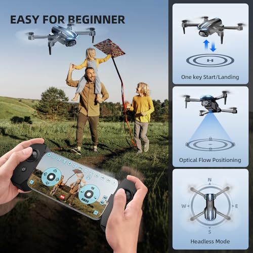 Mini Foldable Drone with 1080P HD Camera and 2 Batteries D1327
