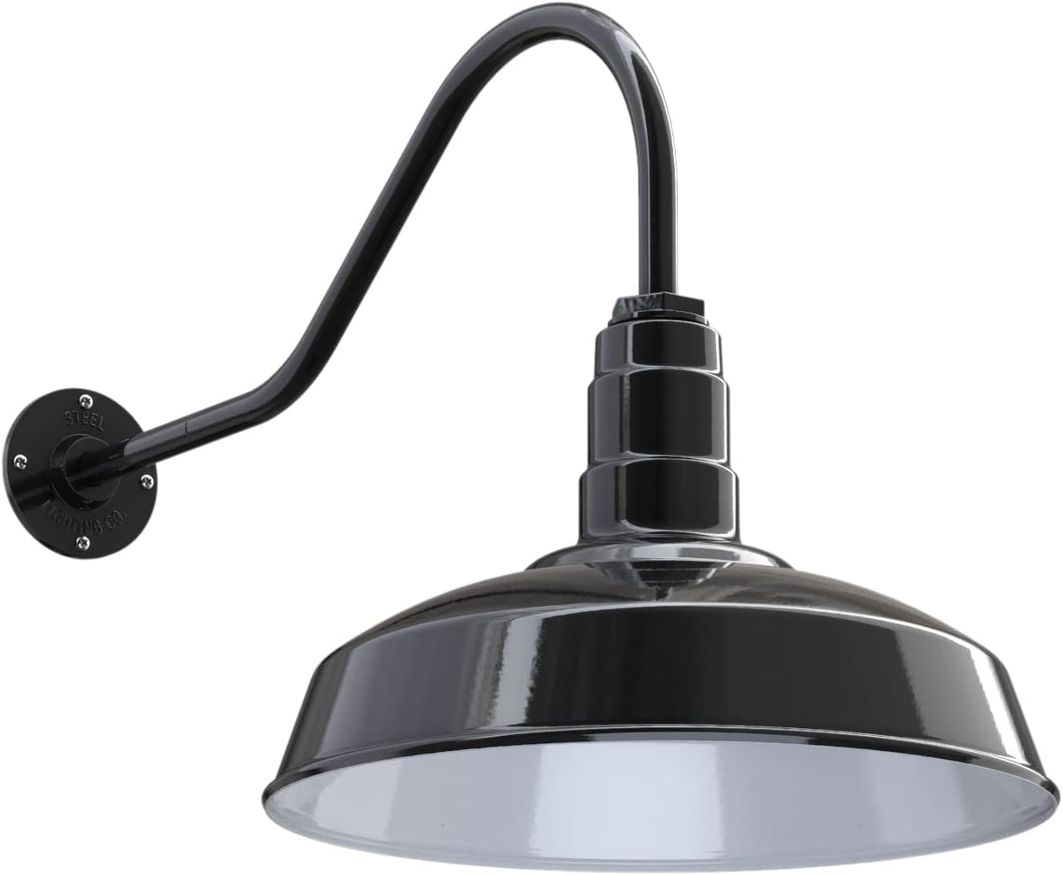 16 Dome Gooseneck Outdoor Wall Mounted Barn Light A457309
