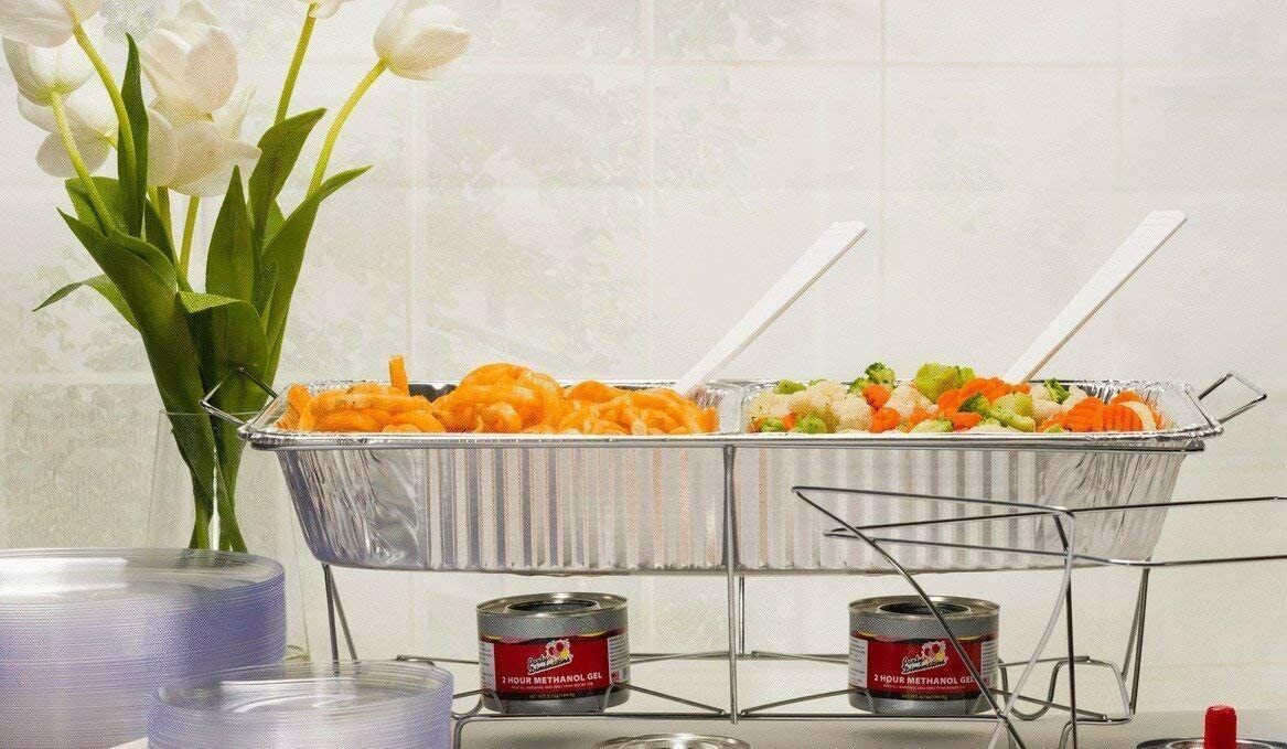 24 PC Disposable Aluminum Chafing Dish Set W879785