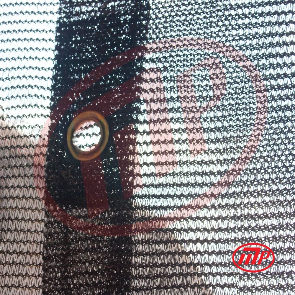 Fire Retardant Vertical Debris Safety Netting, Black B409