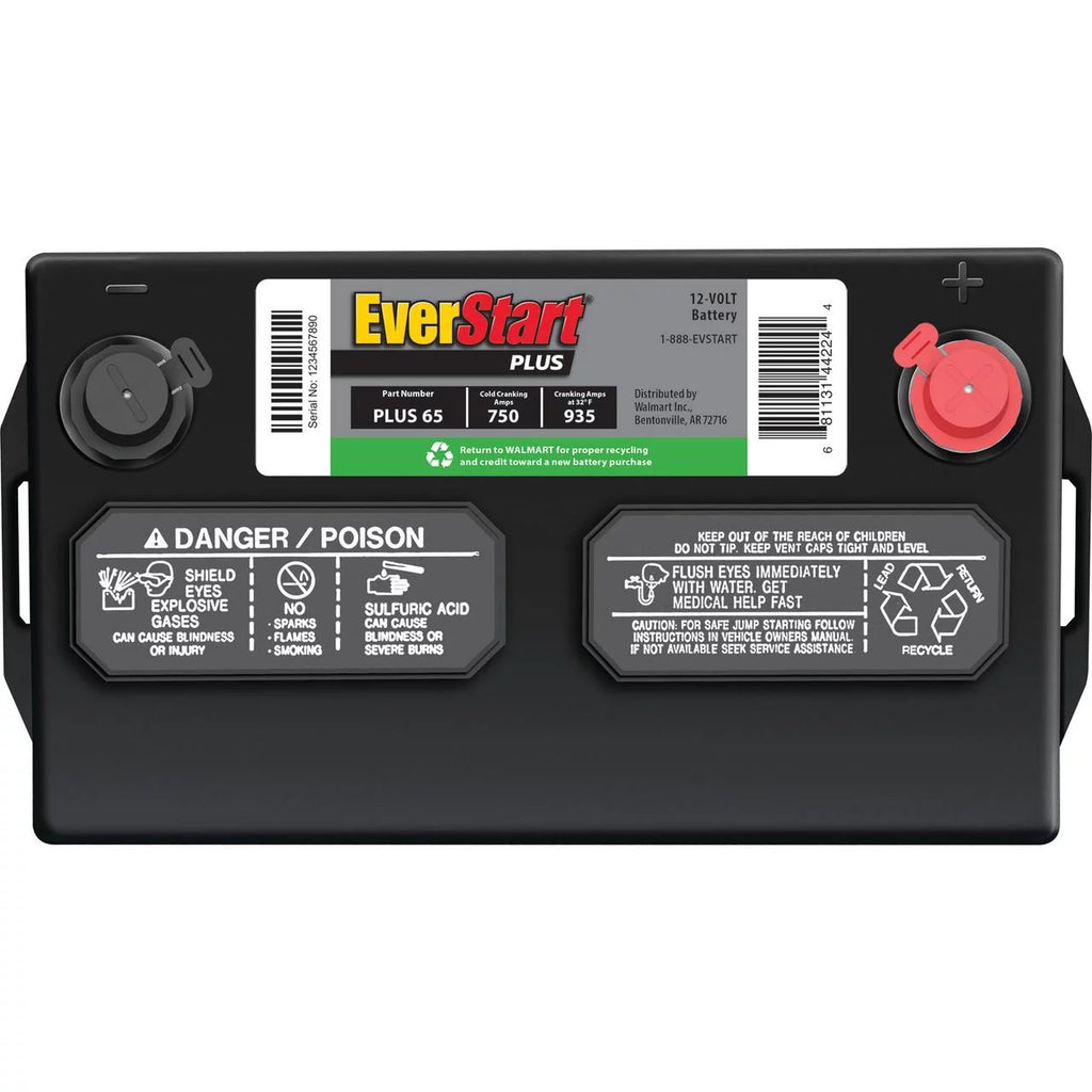 Group Size 65 12 Volt 750 CCA Lead Acid Automotive Battery T375