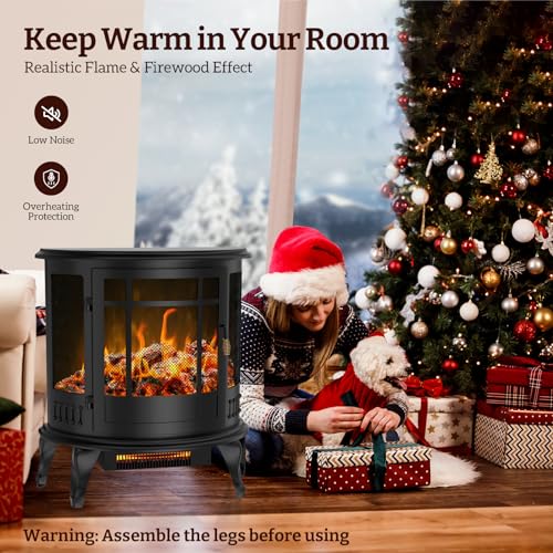 16 inch Electric Fireplace Heater Stove U850
