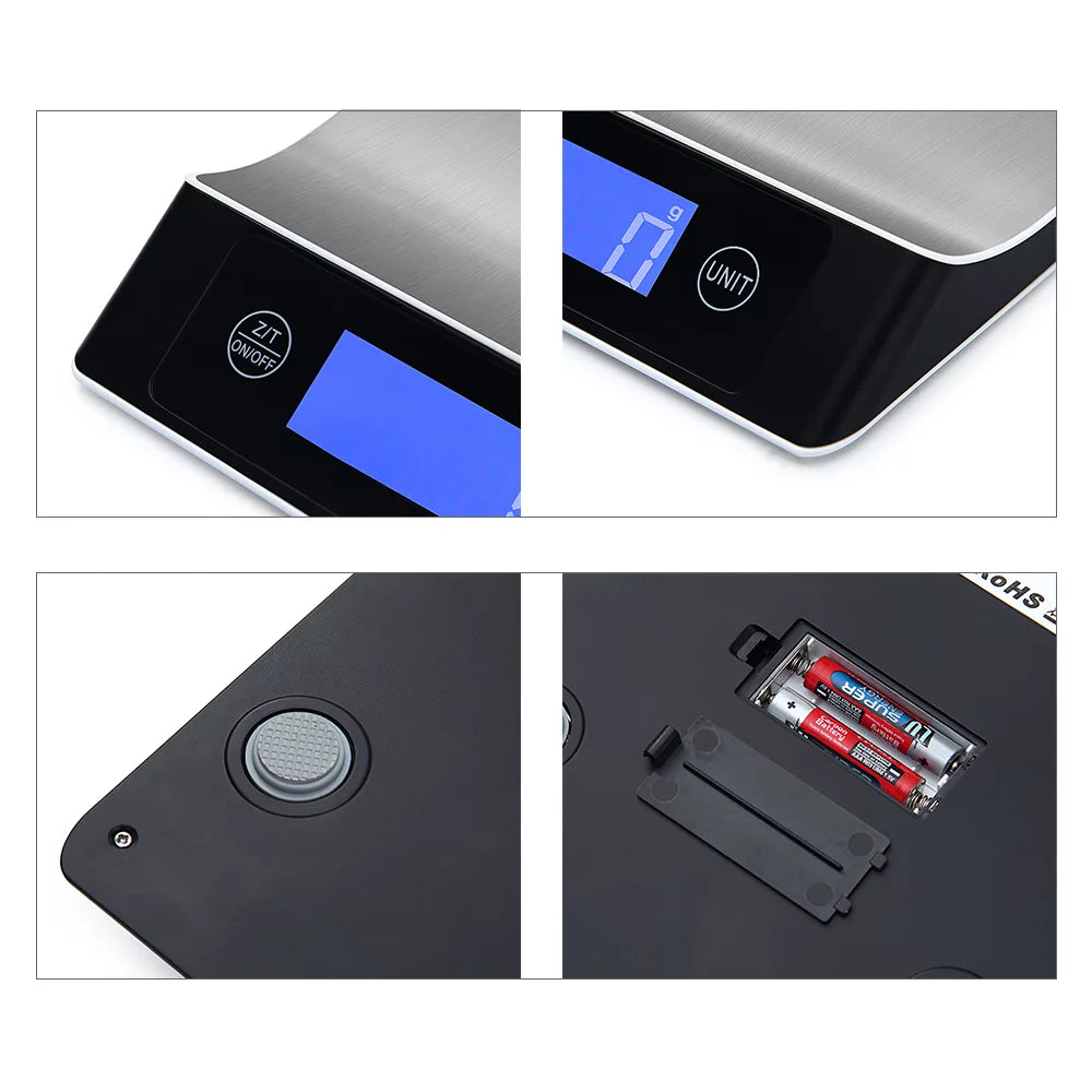 Stainless Steel Digital Kitchen Scale Y44671