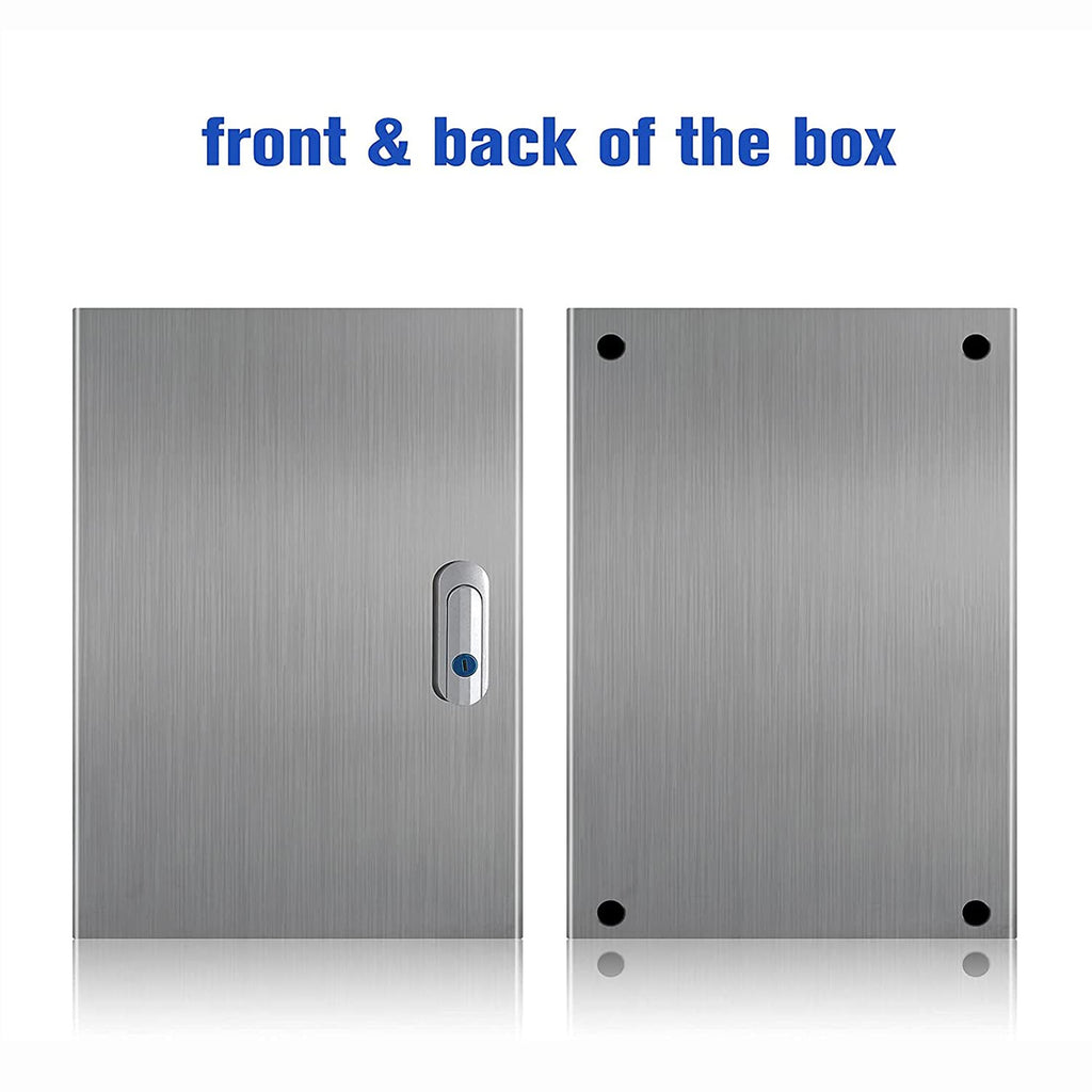 304 Stainless Steel IP65 Waterproof Junction Box with Lock K2367