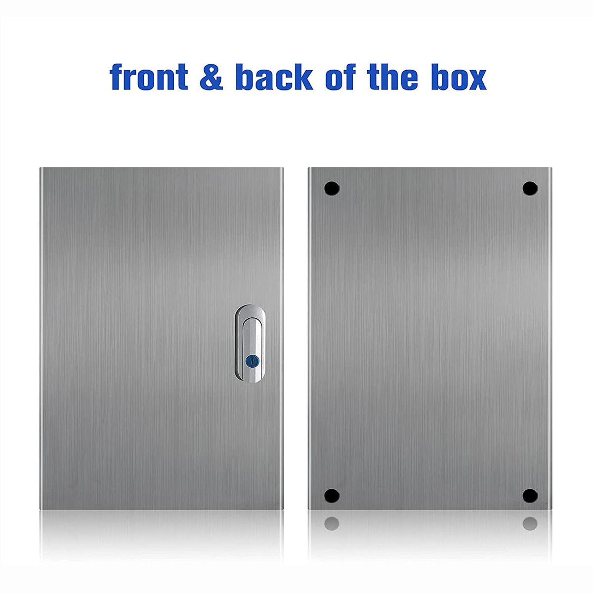304 Stainless Steel IP65 Waterproof Junction Box with Lock K2367