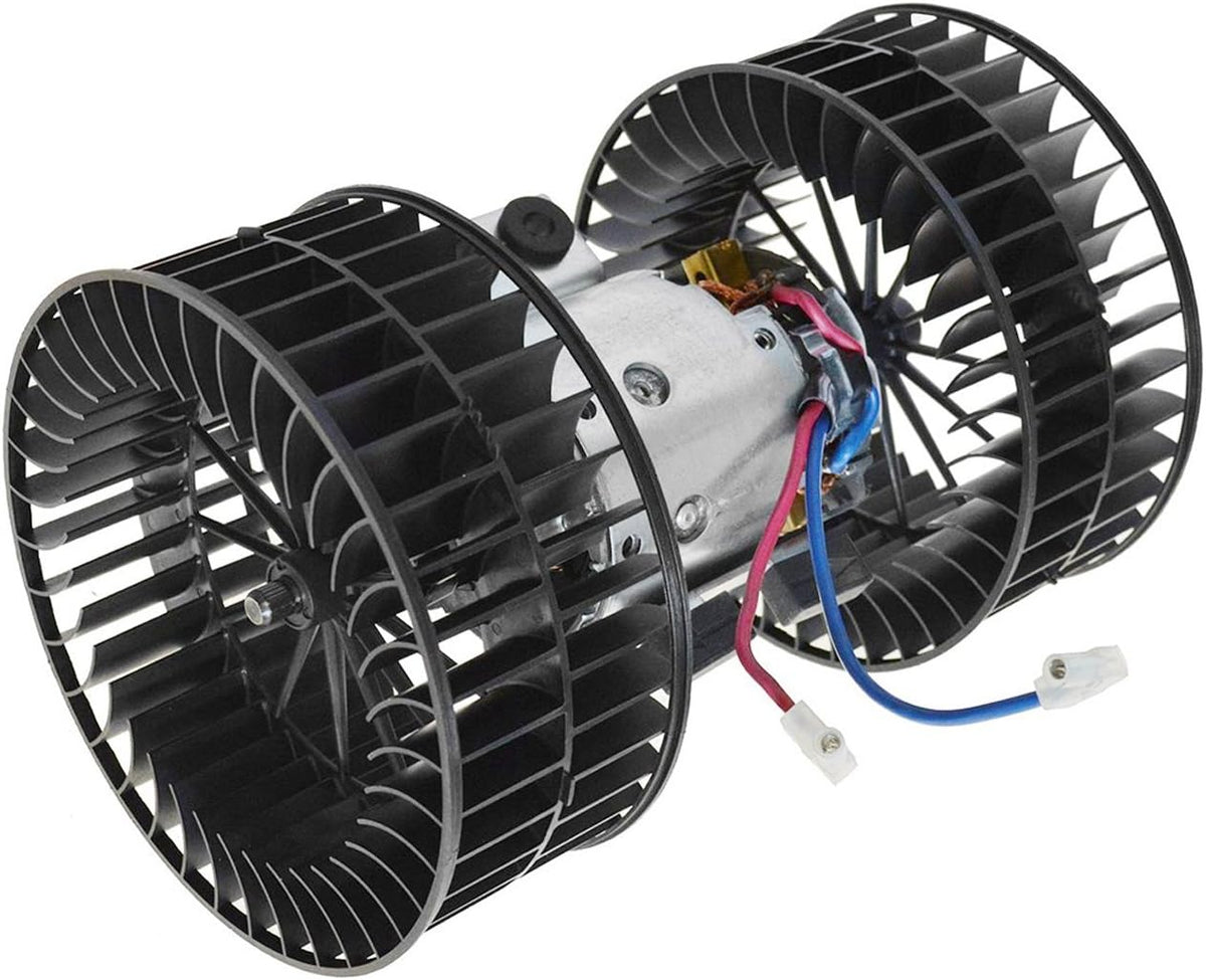 Front Heater Blower Motor with Dual Fan Cage U971