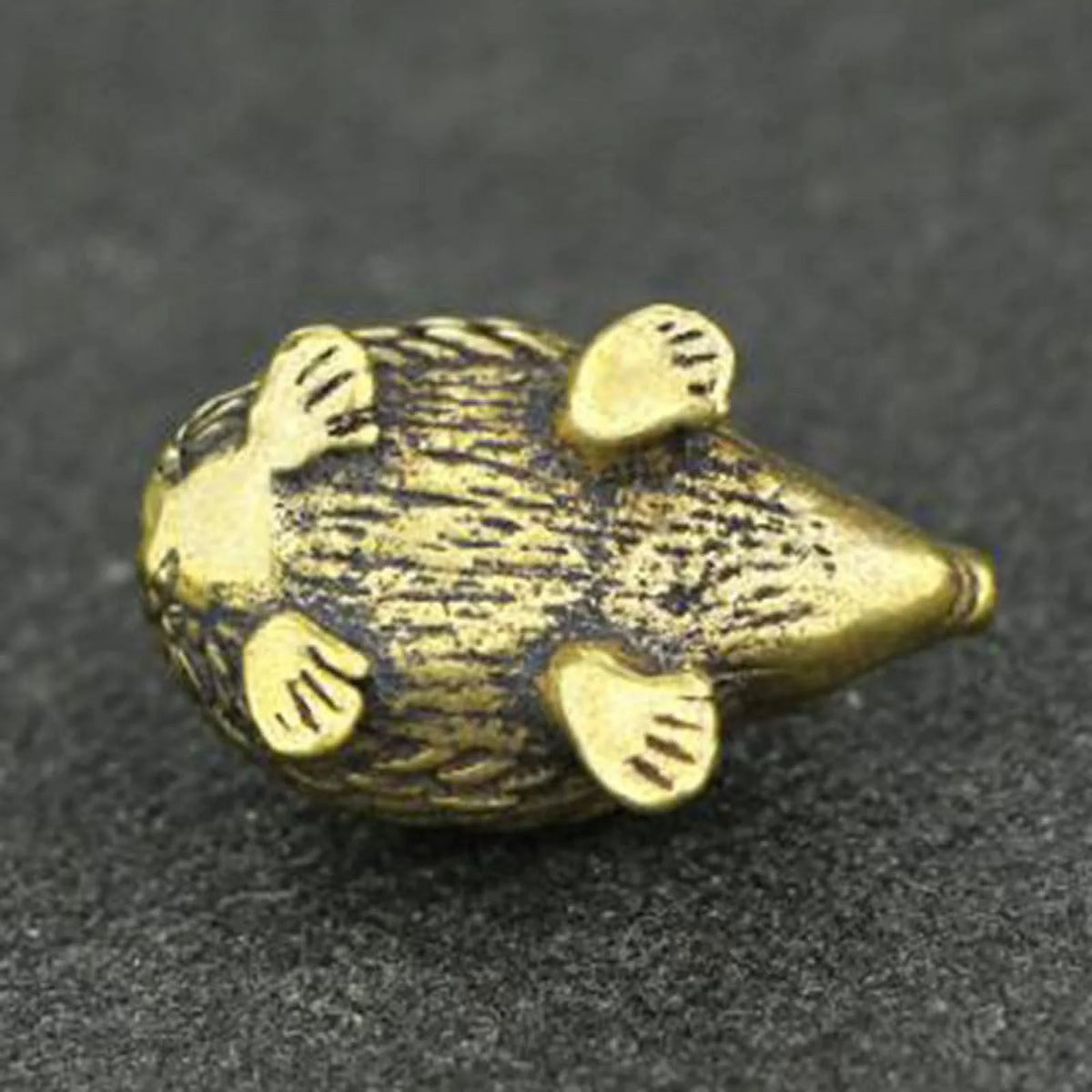 Brass Hedgehog Statue Home Decor Ornaments Q159273