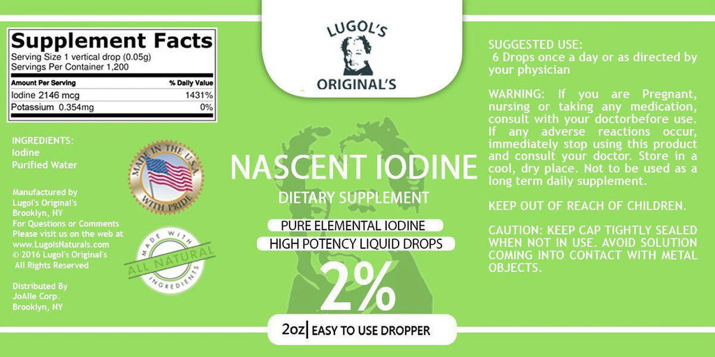 Liquid Iodine Drops 2oz E4941