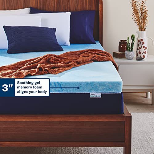 3 Inch Cooling Gel Memory Foam Mattress Topper King Size J607