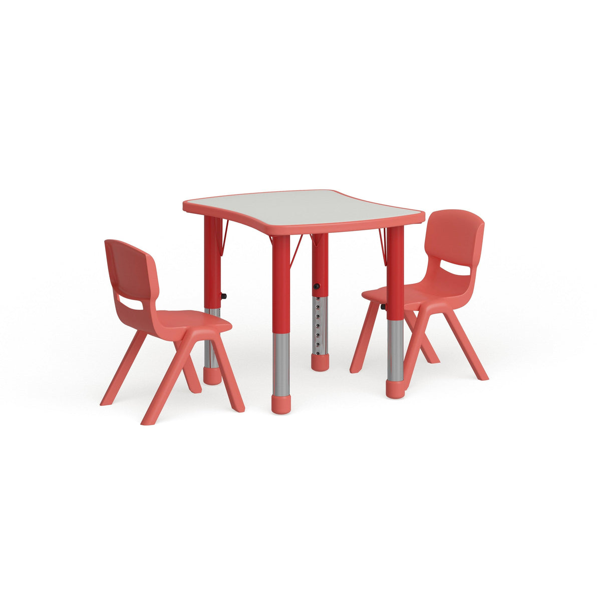 Rectangle Plastic Activity Table Set with 2 Chairs T938