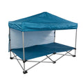 Elevated Canopy Cot with Roll-Down Sunshade U8518