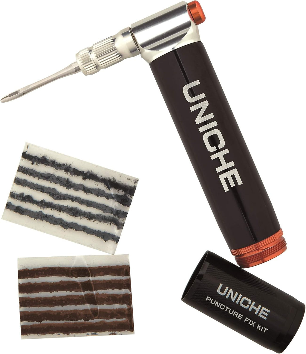 CO2 Inflator Tubeless Tire Repair Tool Kit with Storage Canister, Insertion Tool and Plugs Pack of 2 M101