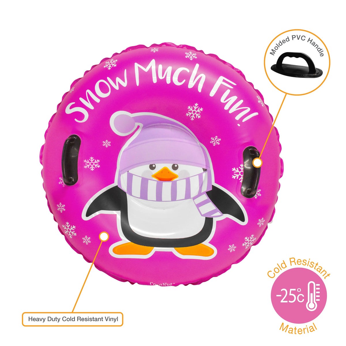 Inflatable Penguin Snow Ring Snow Sled Toboggan B61410