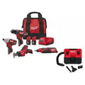12V Cordless 4-Tool Combo Kit with 1.5Ah Batteries and Charger J212