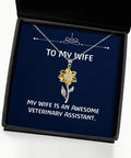 Wife Sunflower Pendant Necklace Y9397