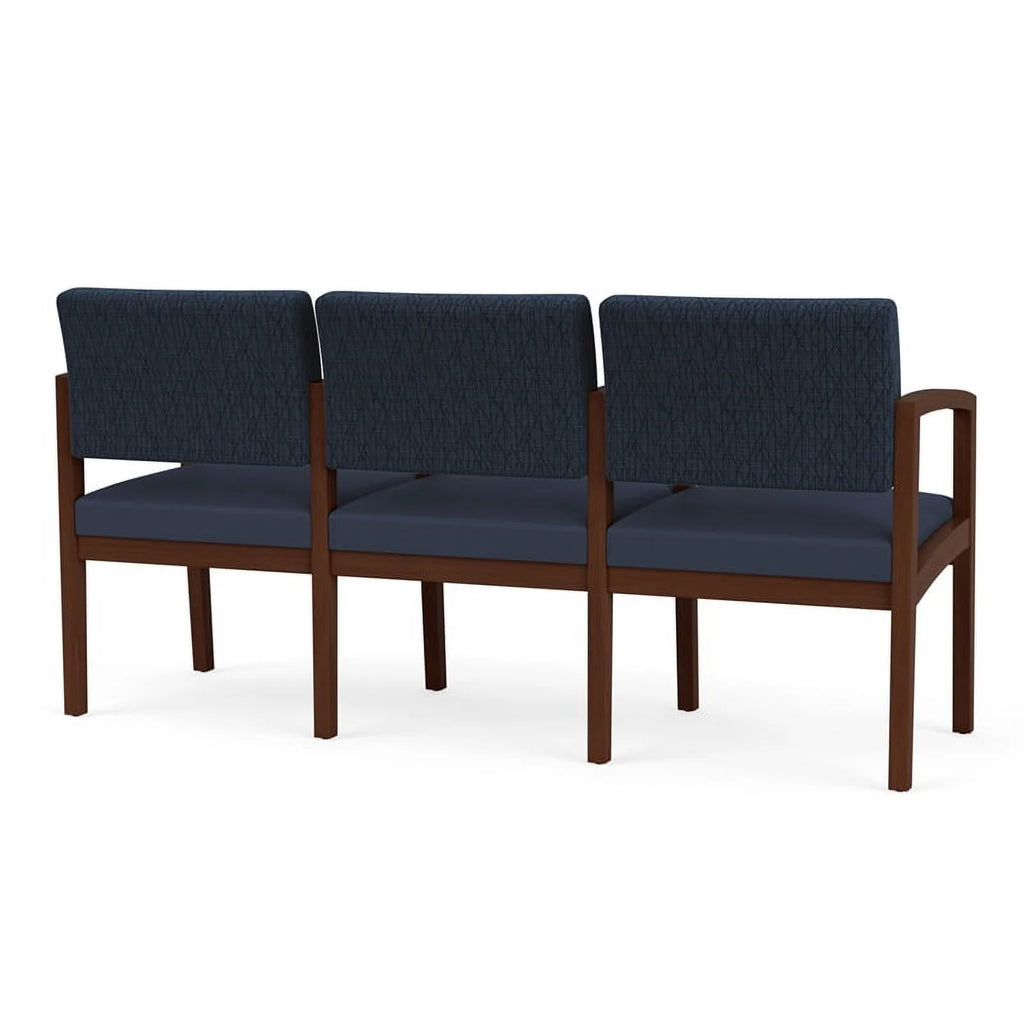 3-Seat Fabric Polyurethane Reception Tandem Seating I663363