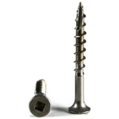 #8 x 2-1/2 Stainless Steel Square Drive Deck Screws, 250 Qty M68543