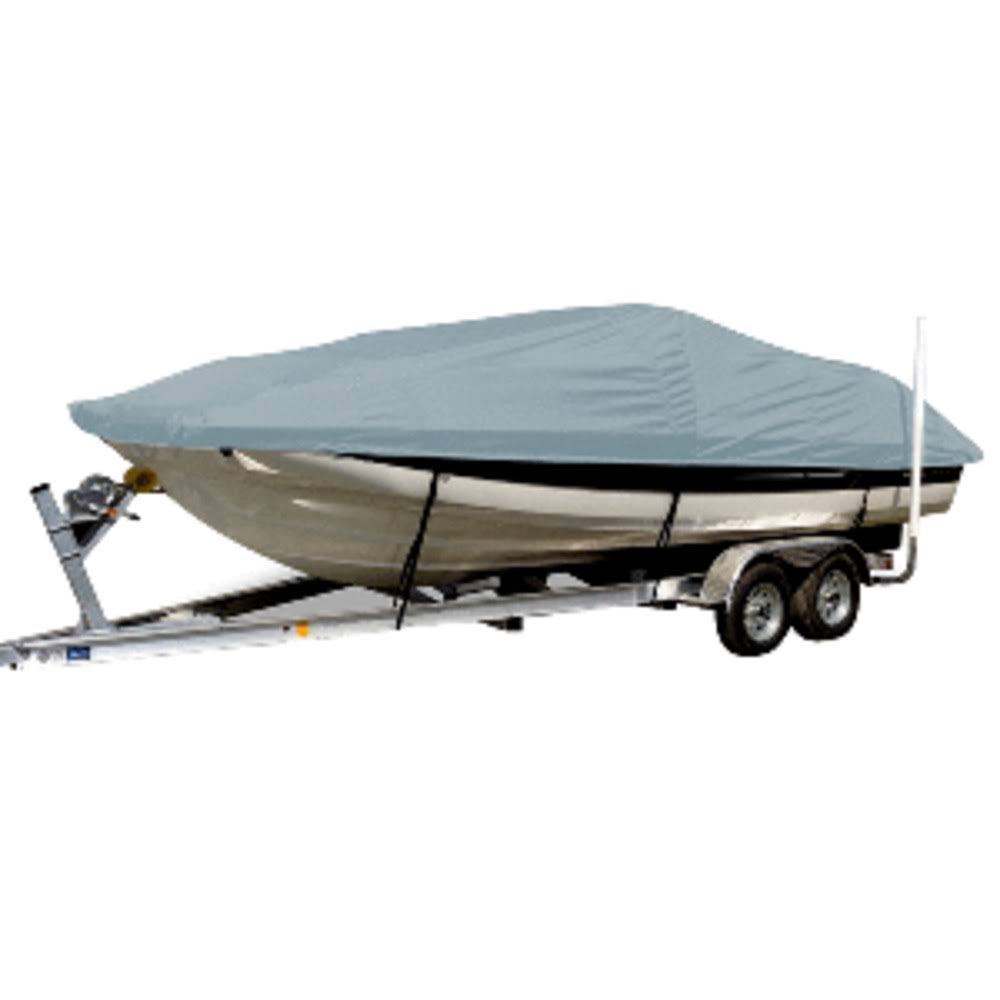 Grey Boat Cover for 19.5 Sterndrive Deck Boats O722