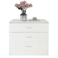 Black 4 Drawer Wood Dresser U740