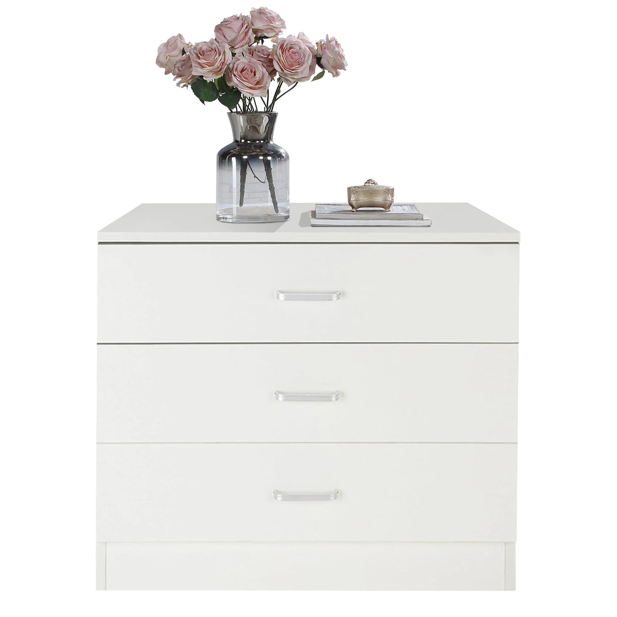 Black 4 Drawer Wood Dresser U740