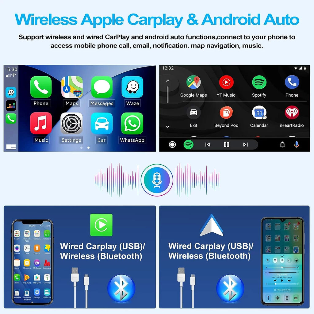 Android 13 9 Inch Touchscreen Car Stereo Radio with Backup Camera K847578