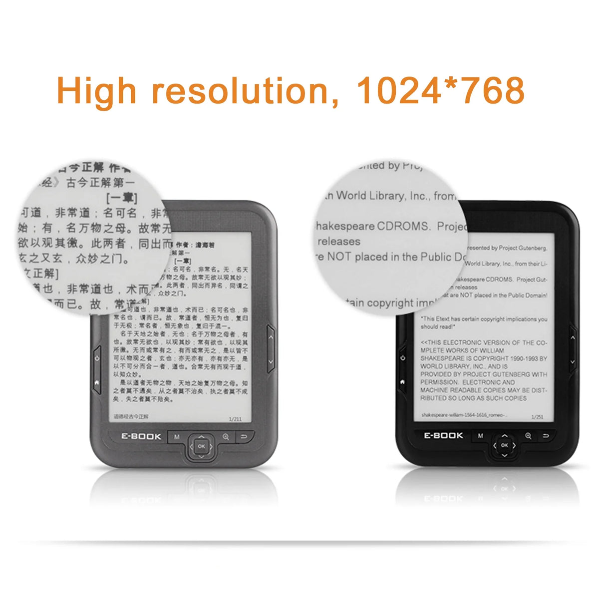 Ink Screen Ereader with Double RAM C70103