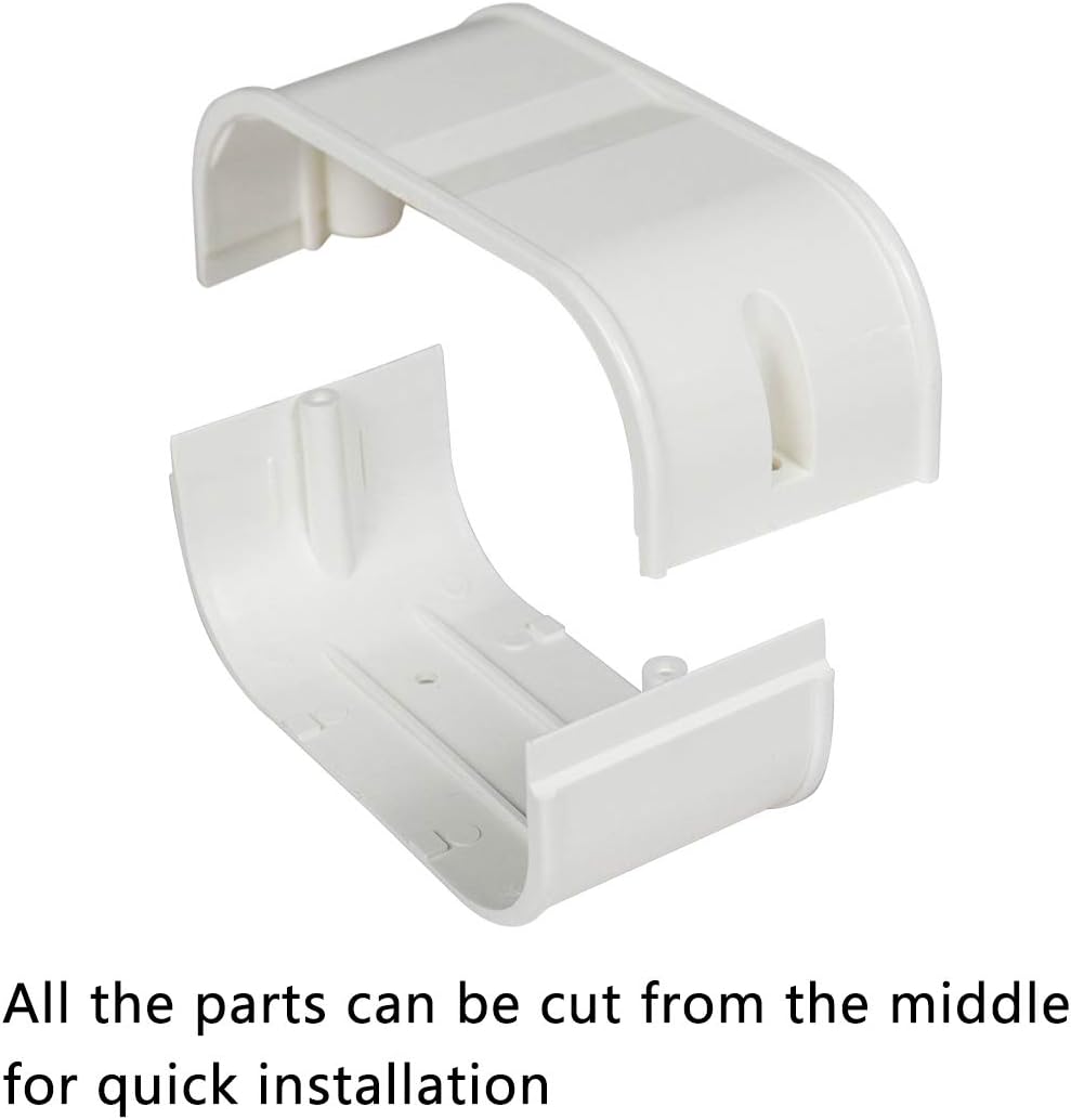 4" 14 Ft PVC Line Set Cover Kit, Pack of 2 W7368