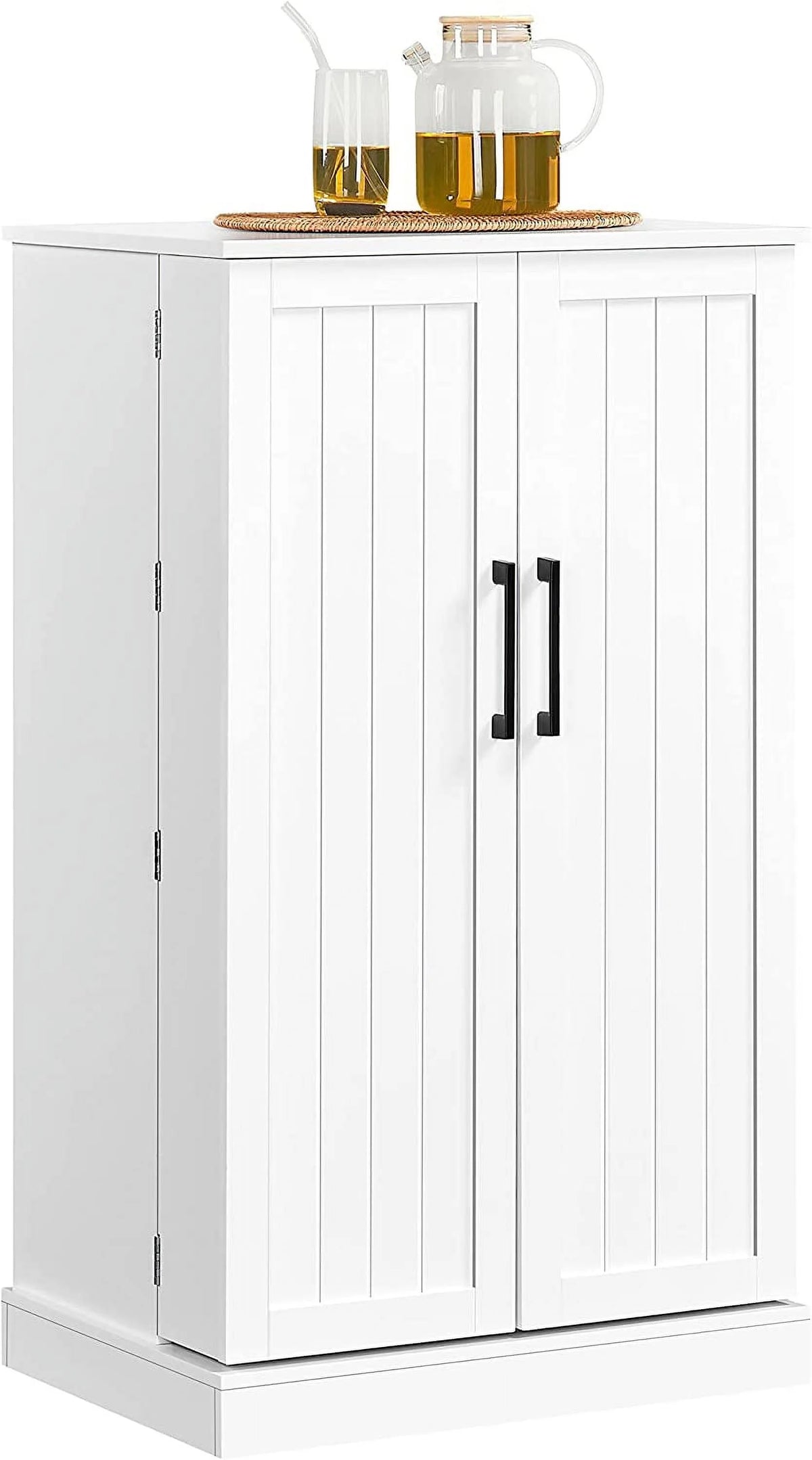 White Cabinet with Door and Adjustable Shelves P81184