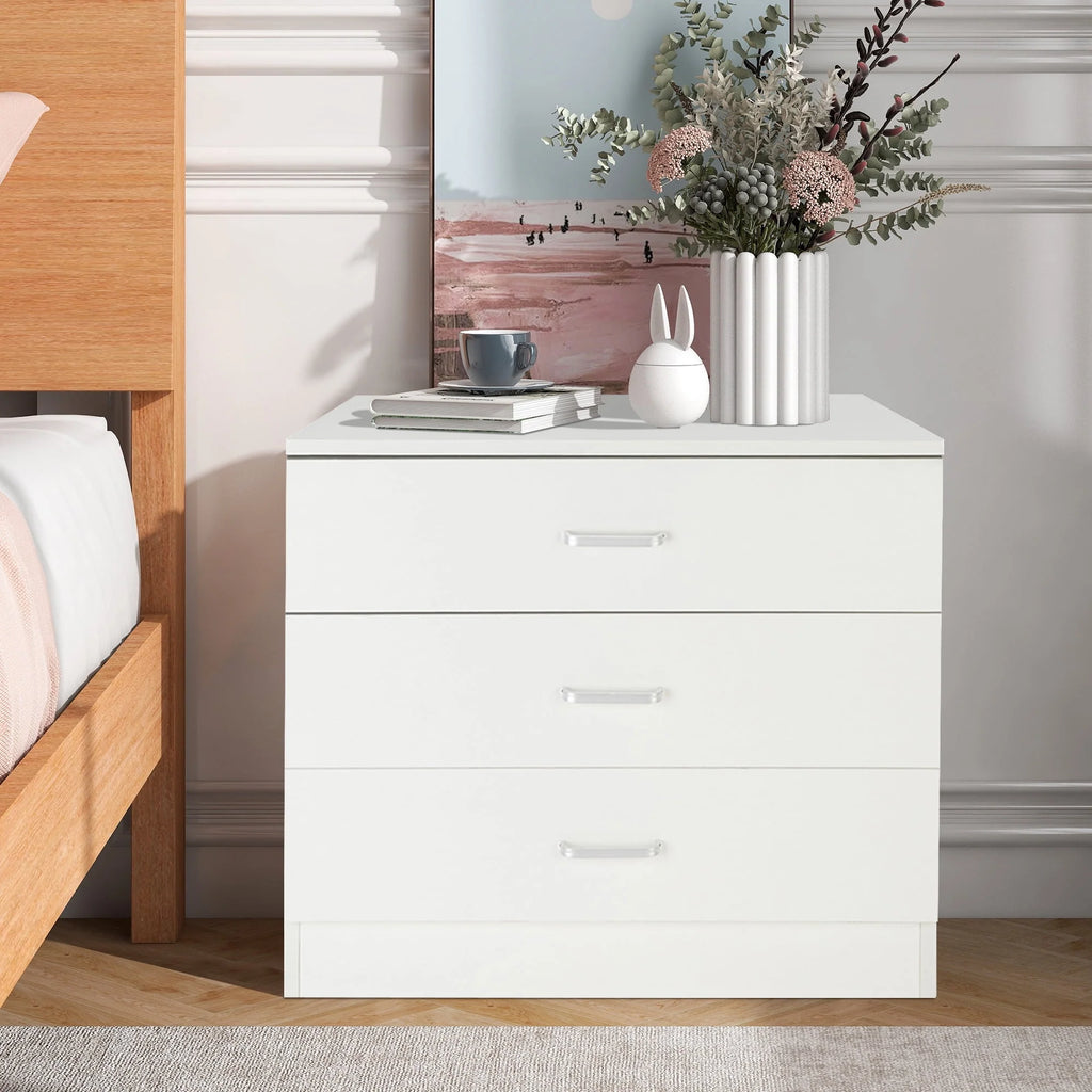 Black 4 Drawer Wood Dresser U740