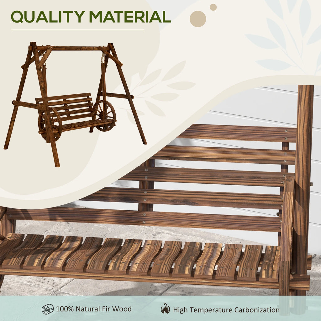 2 Seat Porch Swing with Stand V451