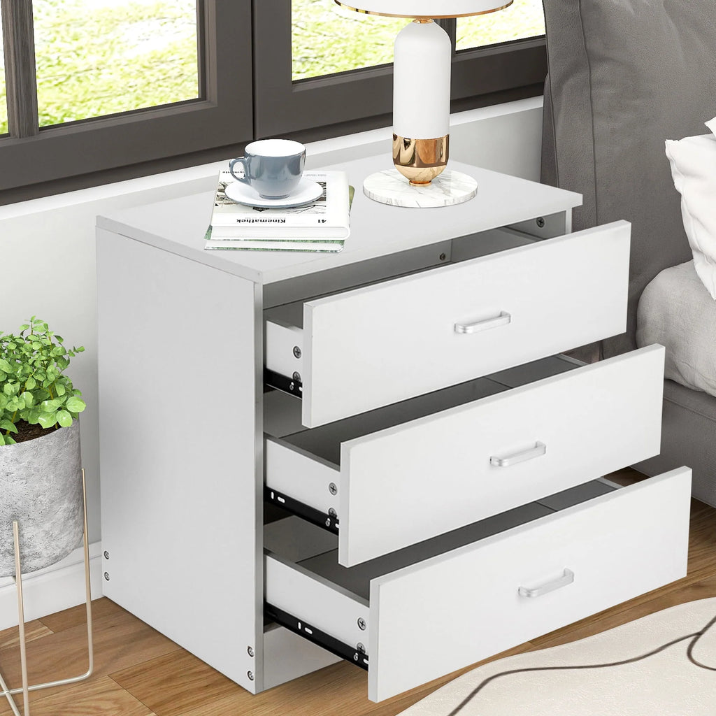 Black 4 Drawer Wood Dresser U740
