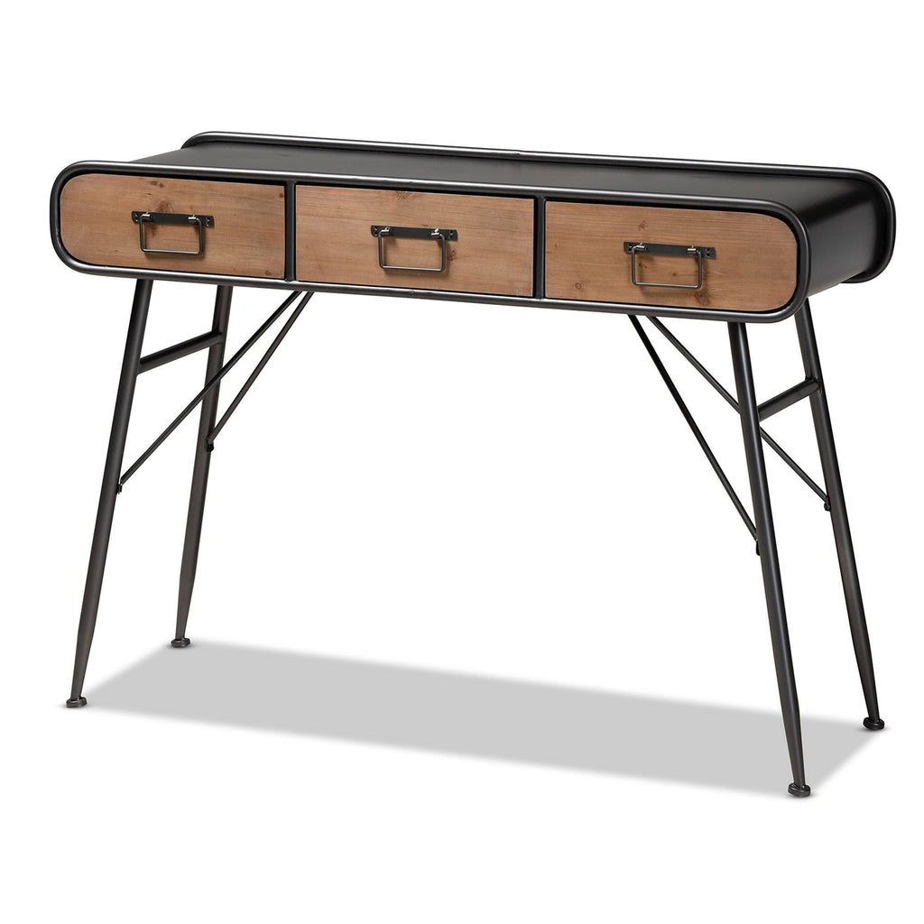 Industrial 3-Drawer Console Table K70430