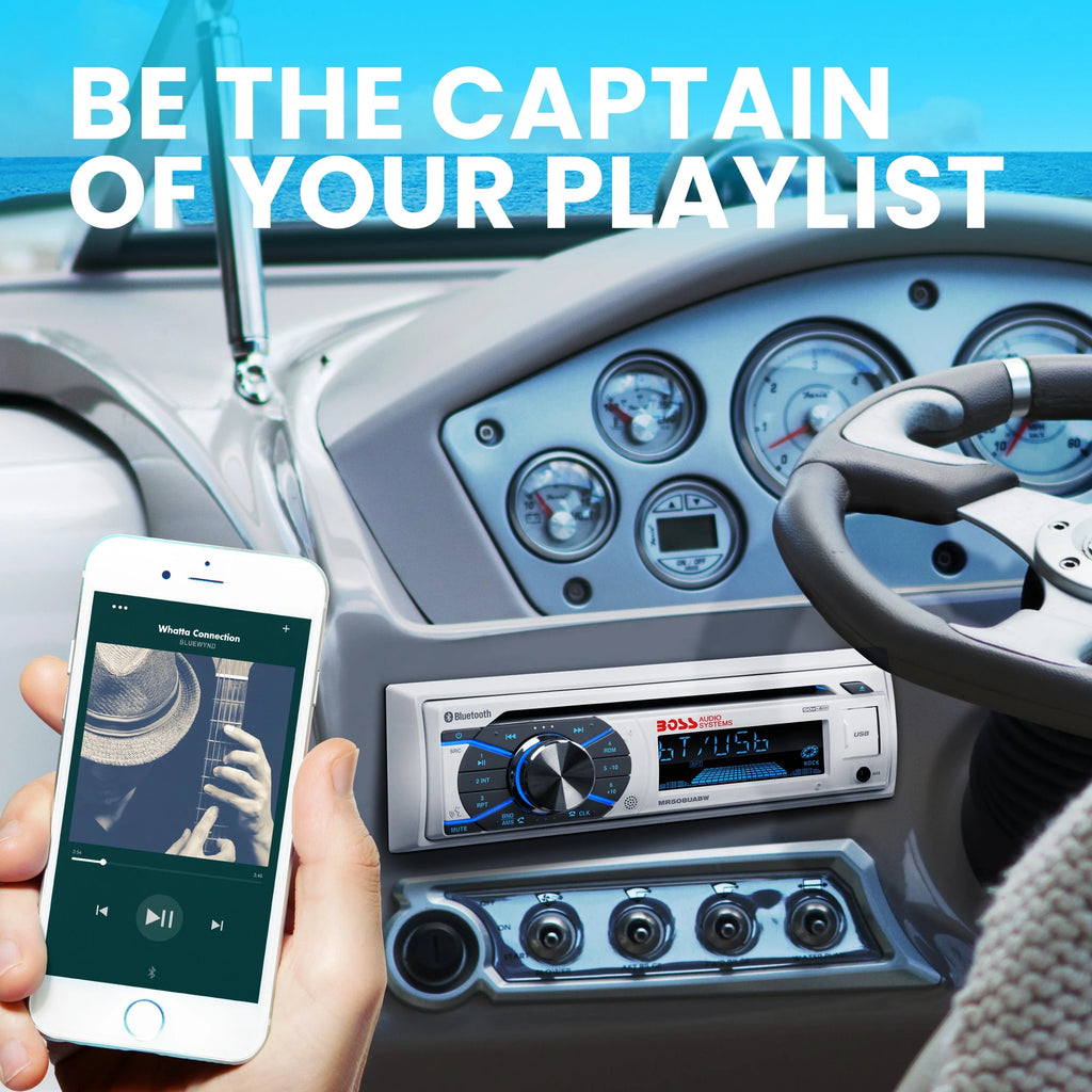 Marine Receiver and 6.5 Inch Full Range Speakers L433