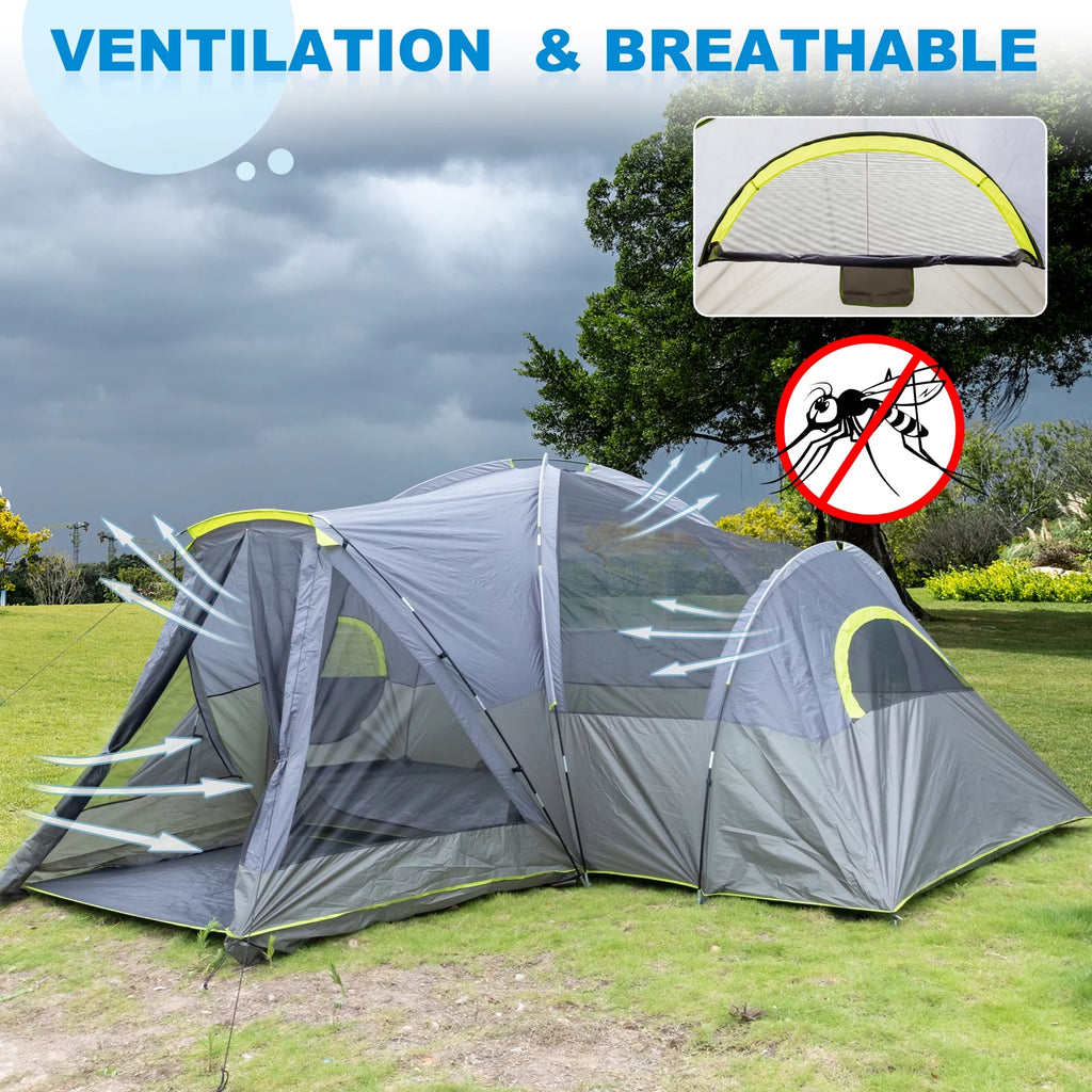 Portable Waterproof 14 Person Double Layer Tent T87840