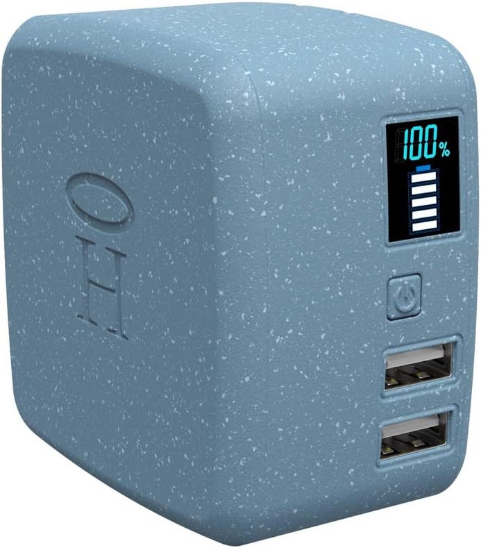 Blush Pink Portable Phone Charger Power Bank 10,000mAh Dual USB Pack of 2 Z208