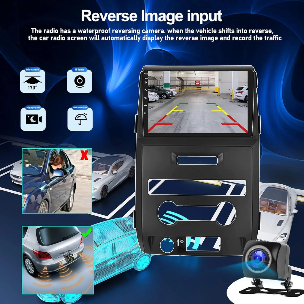 Android 13 9 Inch Touchscreen Car Stereo Radio with Backup Camera K847578