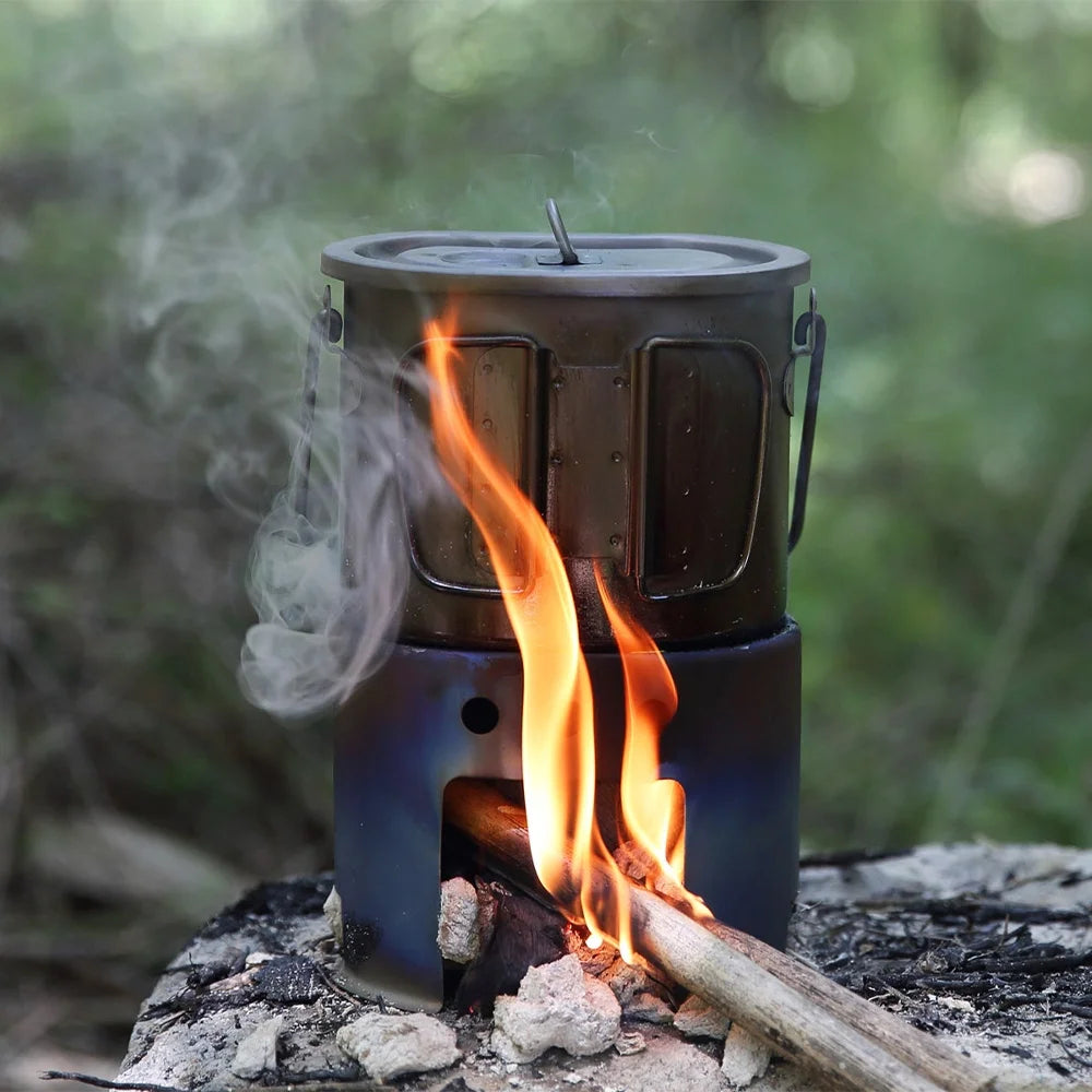 Outdoor Cookware Set Pot And Stove U72483