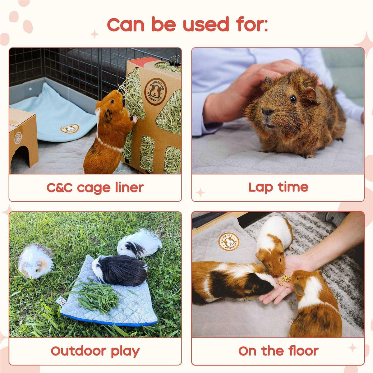 Guinea Pig Fleece Cage Liner F290