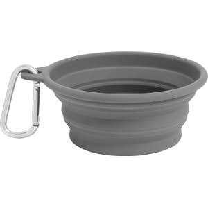 Collapsible Silicone Water Travel Bowl with Clip G629