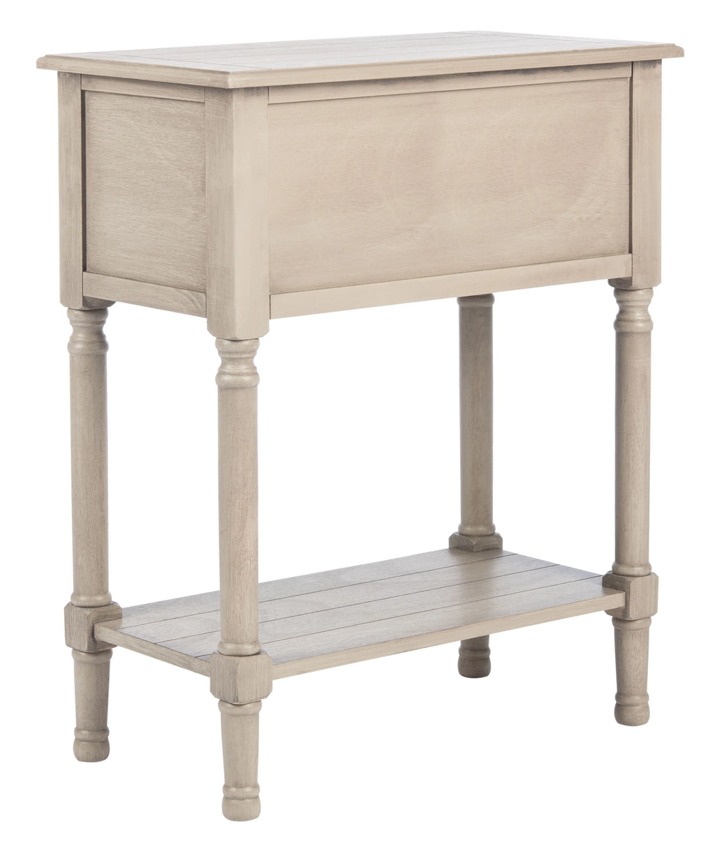 Off-White 3-Drawer Wood Console Table V977