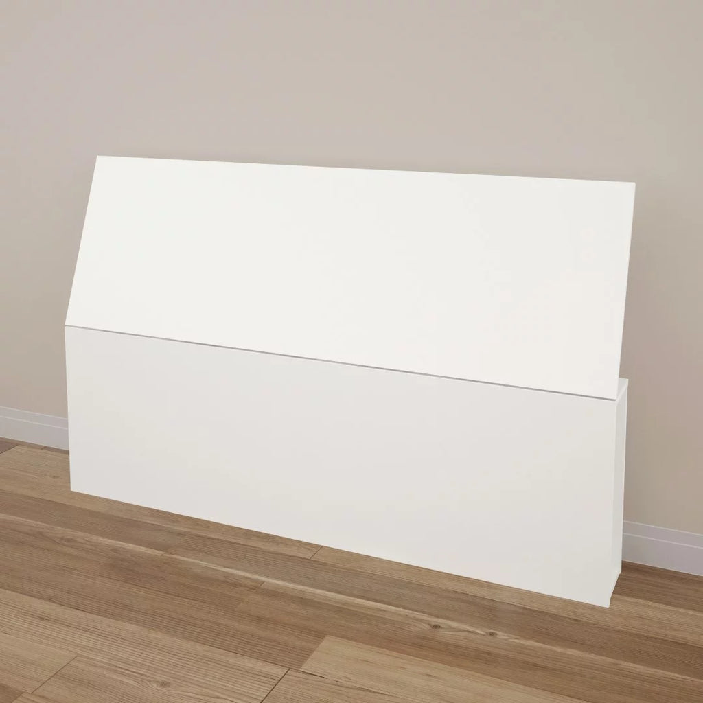 4 Piece Queen Size Walnut and White Bedroom Set J946