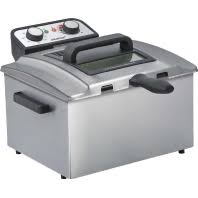 Double 5L 3000W Stainless Steel Deep Fryer Y71385