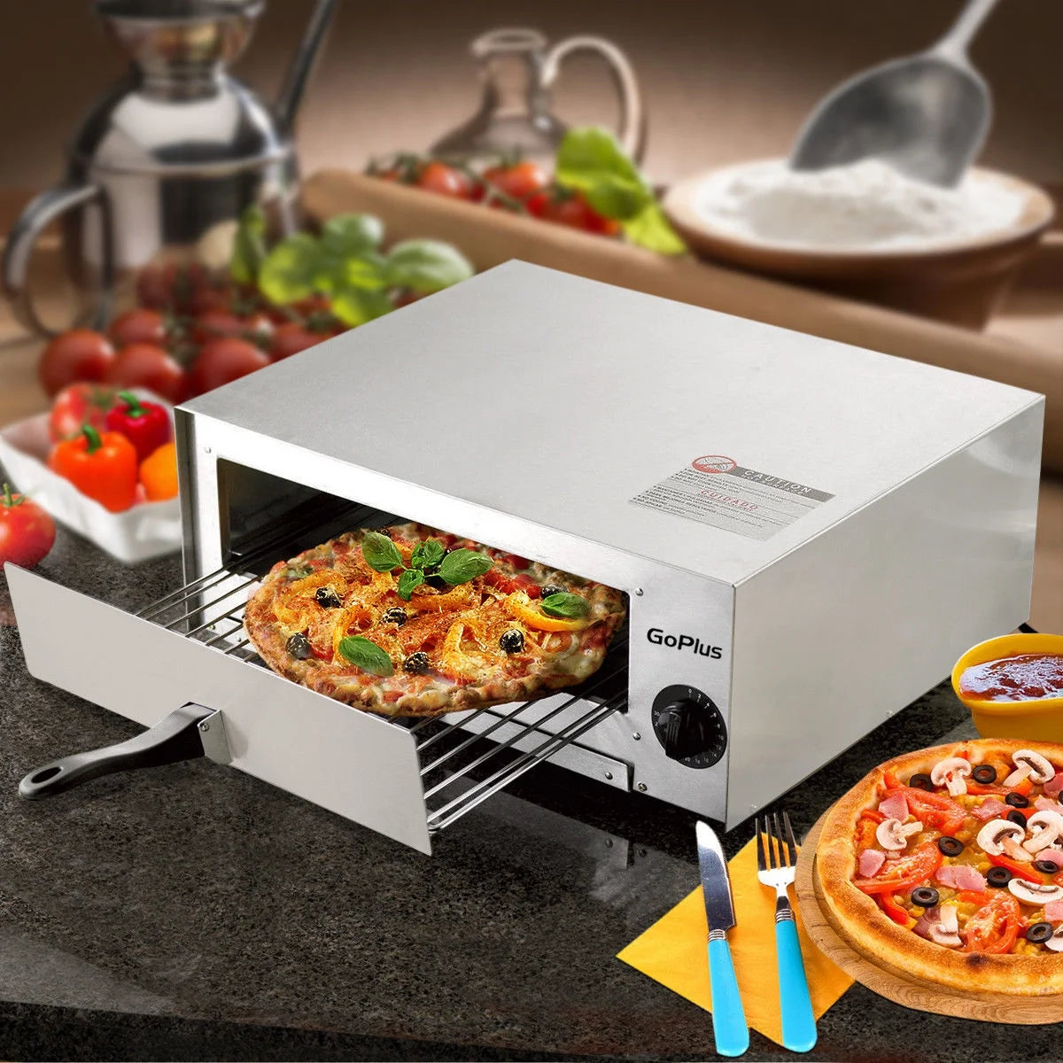 Commercial Stainless Steel Counter Top Pizza Oven A492